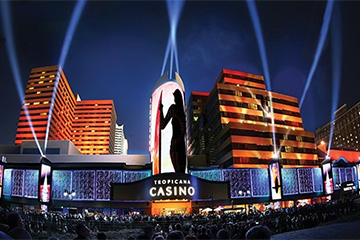 Tropicana Atlantic City Frontage Boardwalk